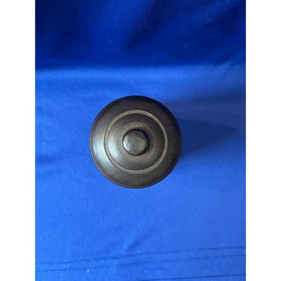 Vintage Hand Carved Wooden Spice Tobacco Trinket Jar - Picture 5 of 9